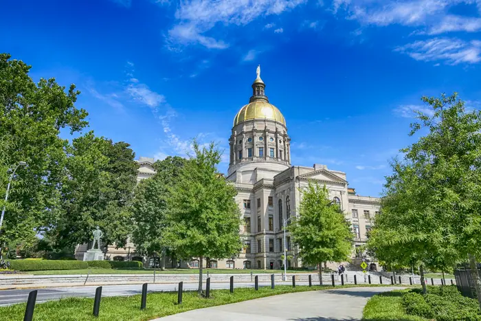 Georgia state capitol.
